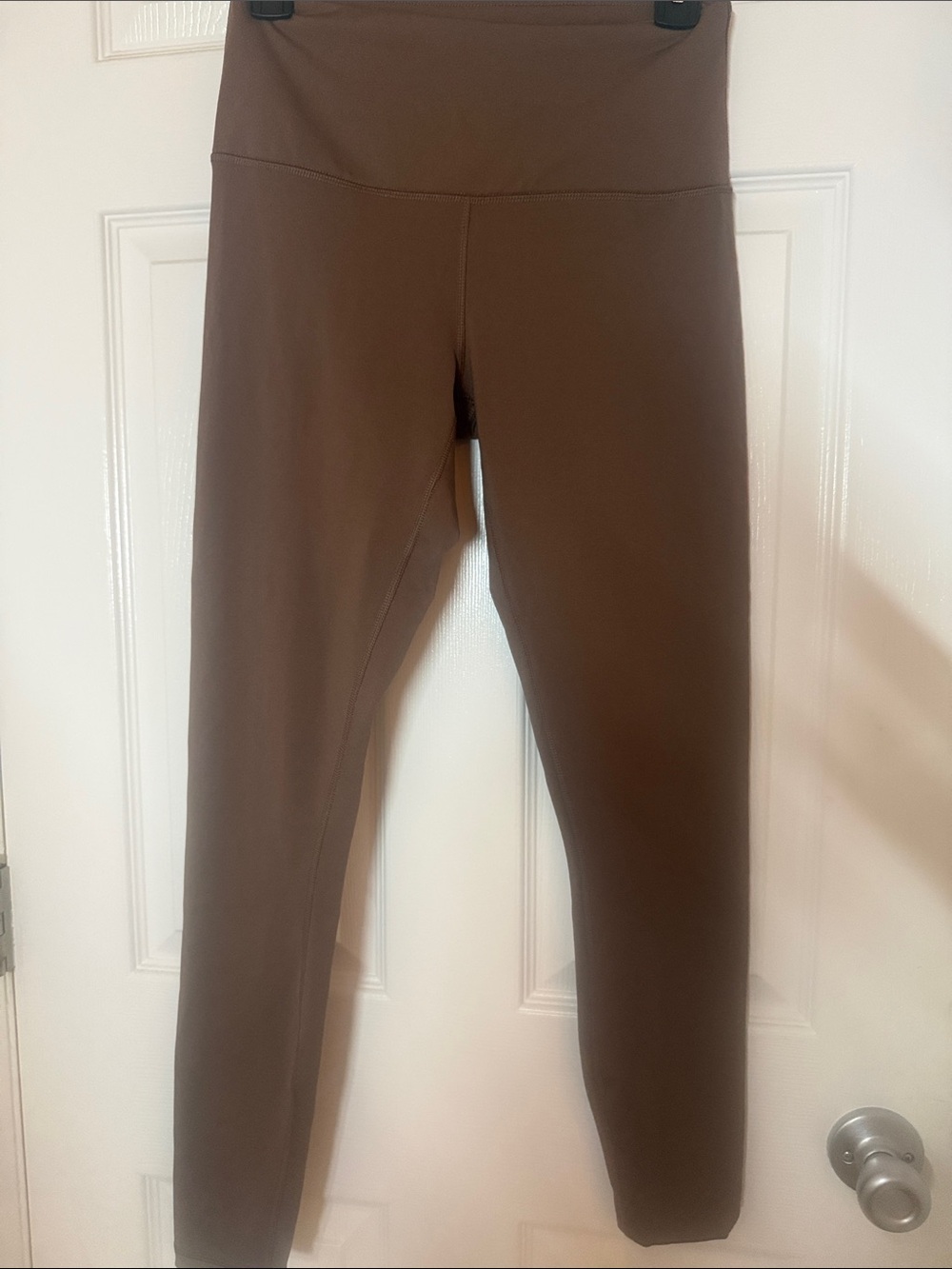 90 Degree By Reflex Kids Brown High-Waist Leggings